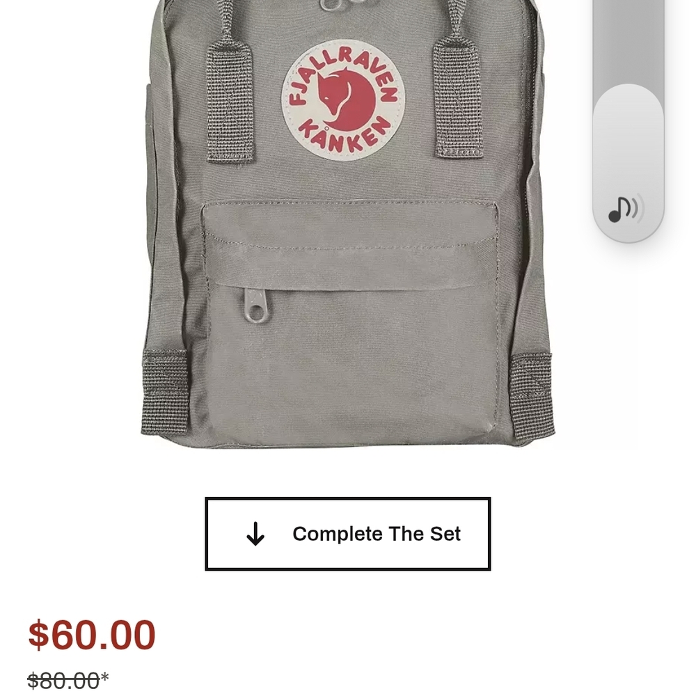 Kånken Men's Backpack in Gray